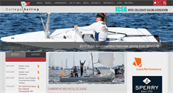 Desktop Screenshot of 2012nationals.collegesailing.org
