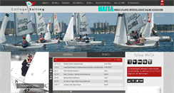 Desktop Screenshot of maisa.collegesailing.org